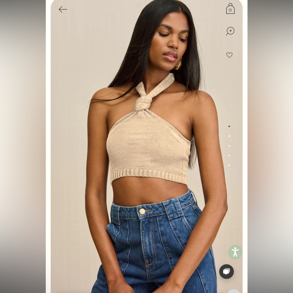 Cult Gaia Sorine Knit Top